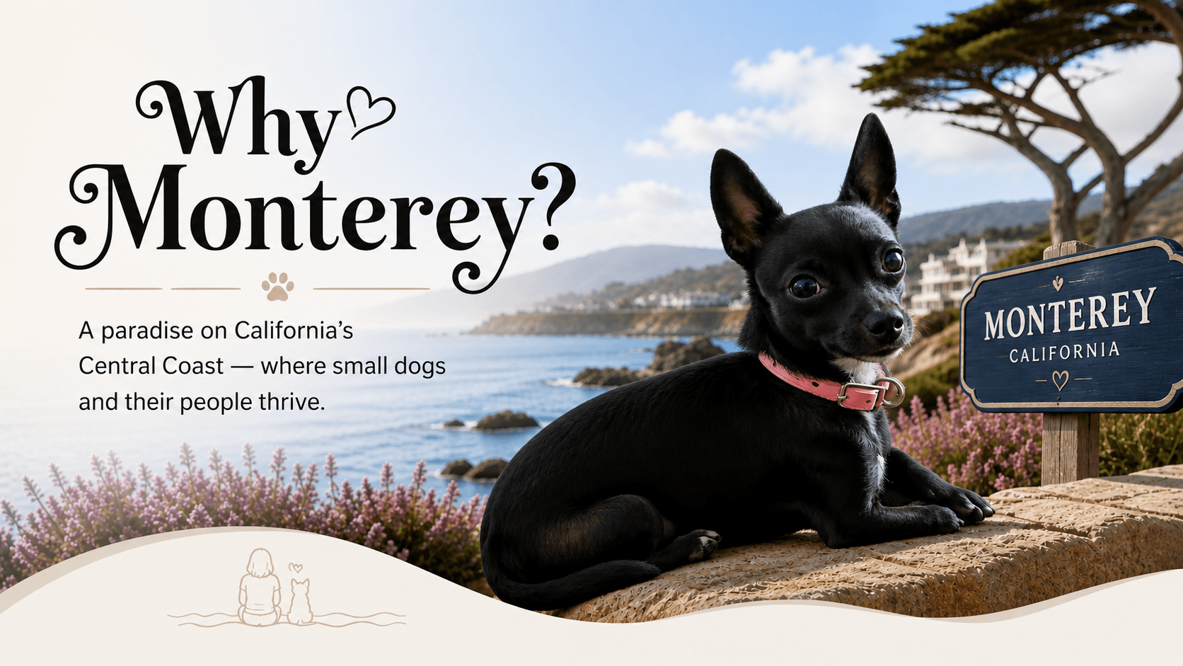 Why Monterey? A paradise where small dogs and their people thrive
